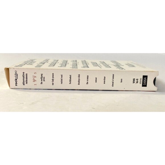 Rock Video Monthly Alternative Releases April 1995 VHS Pre-owned 0495A - Picture 13 of 13